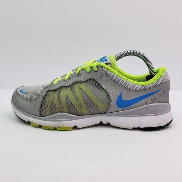 Nike Flex TR 2 Womens Size 6 Silver Green Blue Running Sneaker Shoes 511332-006 - Picture 3 of 10